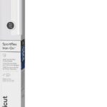 2011322 - Cricut SportFlex Iron-On 28x60cm (White); 1 roll 11.8 in x 2 ft (30 cm x 0.61 m); Made specifically for polyester and nylon activewear; Stretches & flexes with yoga pants, jumpers & more; CPSIA-compliant; Lead- and phthalate-free; Outlasts 30+ washes; Optimised for Cricut™ cutting machines & heat presses