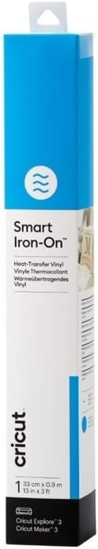 CC-2011658 2011658 - Cricut Smart Iron-On 33x91Cm 1 Sheet (Holographic Transblue) - Image 1