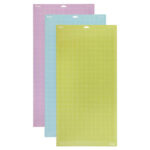 2003847 - Cricut Explore/Maker LightGrip-StandardGrip-StrongGrip Machine Mat (30x60cm) 3-pack; Cut all the essentials, from delicate paper to heavier specialty materials; Formulated for best possible adhesion and longest life; For Cricut Maker® and Cricut Explore® cutting machines