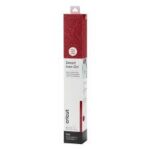 2008675 - Cricut Smart Iron-on 33x91cm 1 sheet (Glitter Red); 1 roll 33 cm x 0.9 m (13 in x 3 ft); Works without a cutting mat – just load & go!; Outlasts 50+ washes!; Cuts beautifully and weeds easily; For Cricut Explore™ 3 & Cricut Maker™ 3