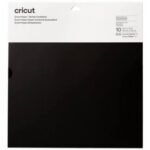 2008316 - Cricut Smart Sticker Cardstock 33x33cm 10 sheets (Black); 10 sheets 13 in x 13 in (33 cm x 33 cm) in Black; Skip the glue for hassle-free paper projects; Works without a cutting mat – just load & go!; Smooth, medium weight (210 gsm / 78 lb); For Cricut Maker® 3 & Cricut Explore® 3