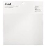 2008317 - Cricut Smart Sticker Cardstock 33x33cm 10 sheets (White); 10 sheets 13 in x 13 in (30.5 cm x 30.5 cm) in White; Skip the glue for hassle-free paper projects; Works without a cutting mat – just load & go!; Smooth, medium weight (210 gsm / 78 lb); For Cricut Maker® 3 & Cricut Explore® 3