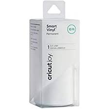 CC-SMART-VINYL-PERM-14X300-WT 2008036 - Cricut Joy Smart Vinyl Permanent 14x300cm (White); Works without a cutting mat – just load & go!; Great for creating custom decals for outdoor signs, water bottles, mailboxes & more; Permanent adhesive lasts up to 3 years - Image 1