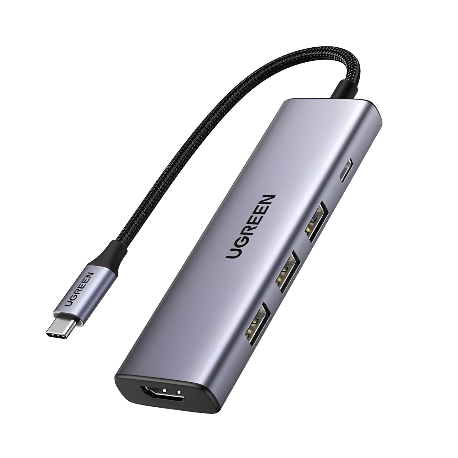 CM511-15596-wr-01 UGREEN USB-C To HDMI + 3*USB 3.0 A + PD Power Hub - Image 1