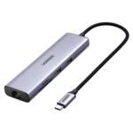 UGREEN USB-C to 2*USB3.0 + HDMI + RJ45 + SD&TF + PD Port Hub - Image 2