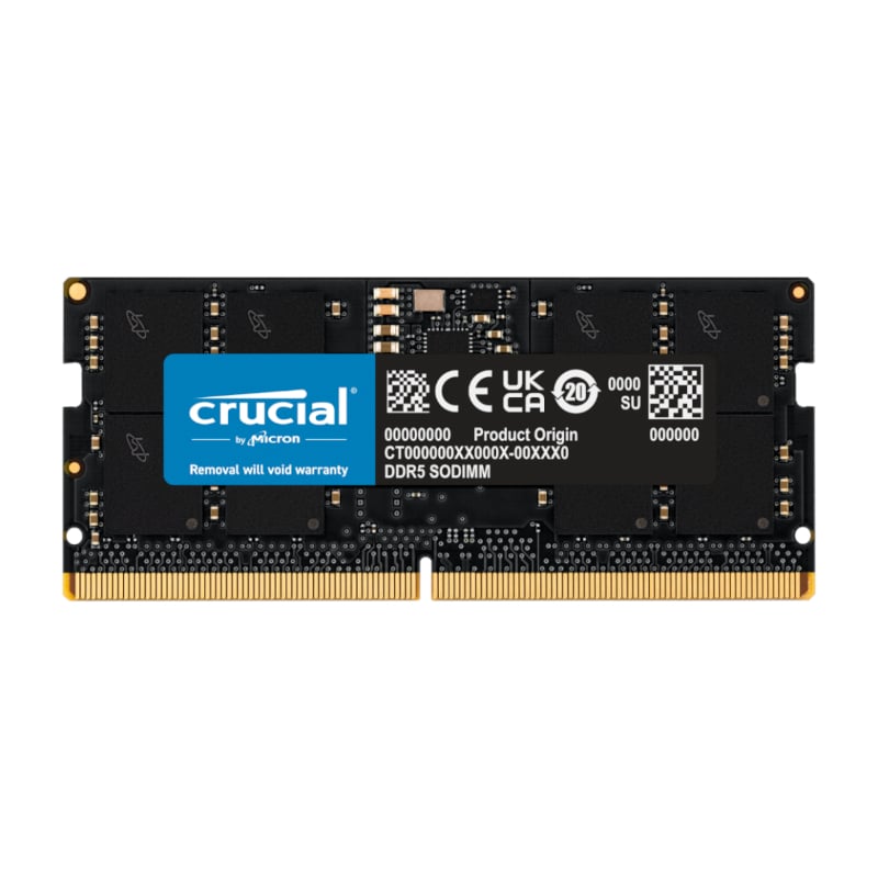 CT8G56C46S5_wr_01a Crucial 8GB 5600MHz DDR5 SODIMM Notebook Memory - Image 1