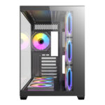 Antec CX MIRROR ARGB ATX | Micro-ATX | ITX ARGB Mid-Tower Gaming Chassis Type-C - Black - Image 2
