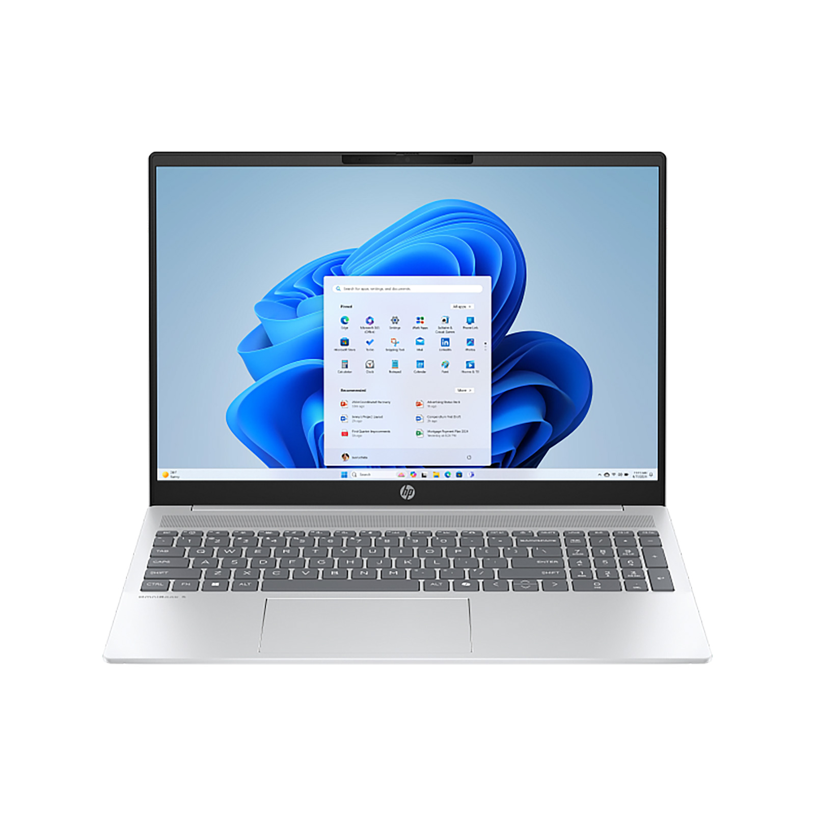 D67WBEA_7fbb HP OmniBook 5 16" AI Ultra 5-225U 16GB 512GB Win Home 11 Silver Notebook - Image 1