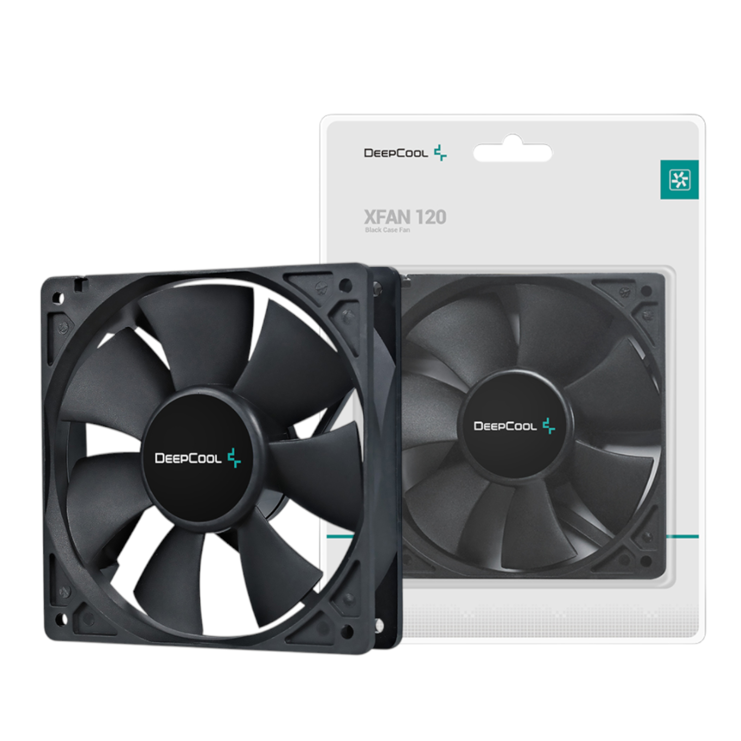 DP-FDC-XF120_DeepCool-XFAN-120mm-Case-Fan-Black_wr_01 DeepCool XFAN 120 Case Fan Black - Image 1
