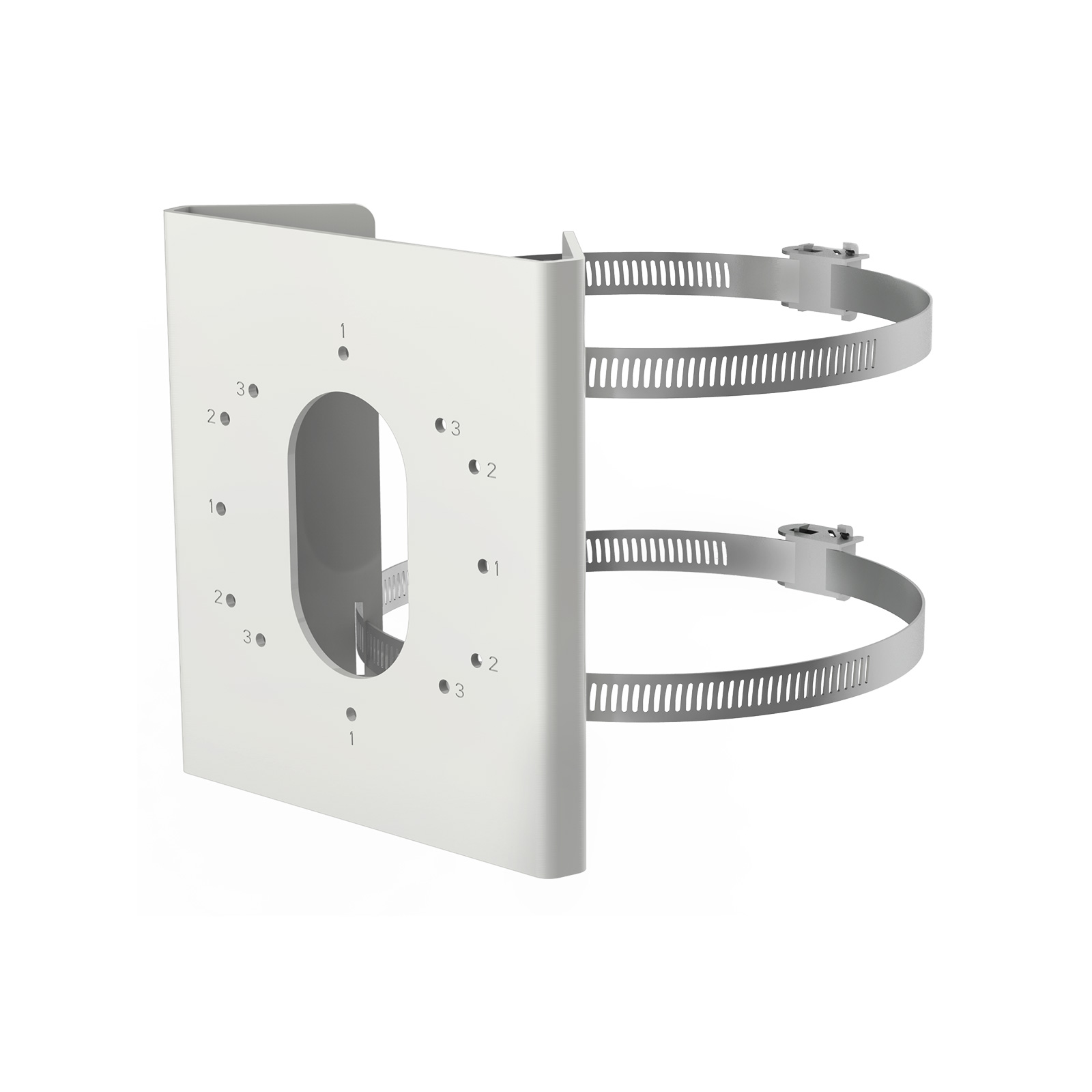 DS_1275ZJ_S_SUS_cea3 Hikvision Vertical Pole Mount Bracket - Image 1