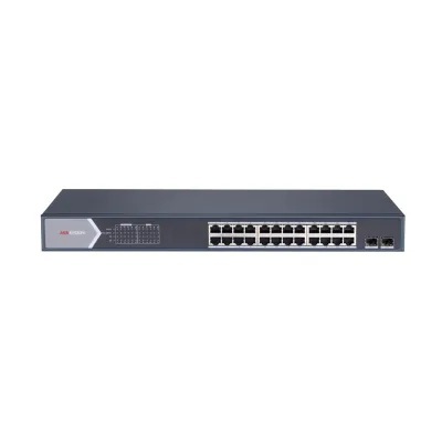 DS_3E1526P_SI_5ad7 Hikvision 24 Port Gigabit Smart POE Switch - Image 1