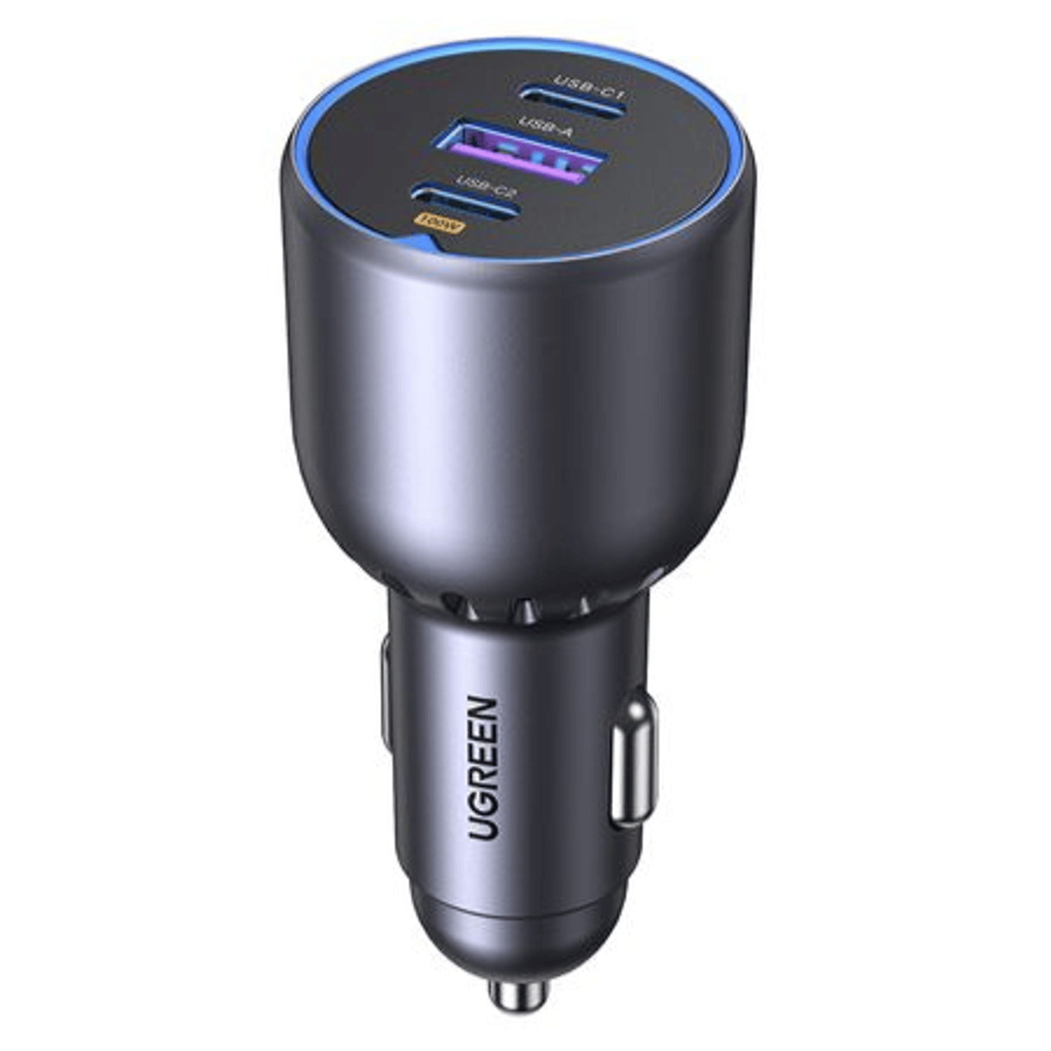 EC705-55511_UGREEN_130W_USB-C_3-port_Car_Charger_wr_01 UGREEN 130W 3-Port Fast Car Charger Set - Image 1