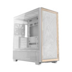 Antec FLUX E-ATX | ATX | Micro-ATX | ITX Mid-Tower Gaming Chassis Wood Front Panel- White