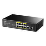 Cudy 8-Port Fast Ethernet 10/100M Unmanaged PoE+ Switch with 2 Uplink Ports 120W - Desktop - Image 2
