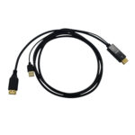 Gizzu 4K HDMI to DP Plus Power Cable 1.8m Poly - Image 2