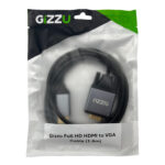 Gizzu 4K HDMI to VGA Cable 1.8m Poly - Image 2