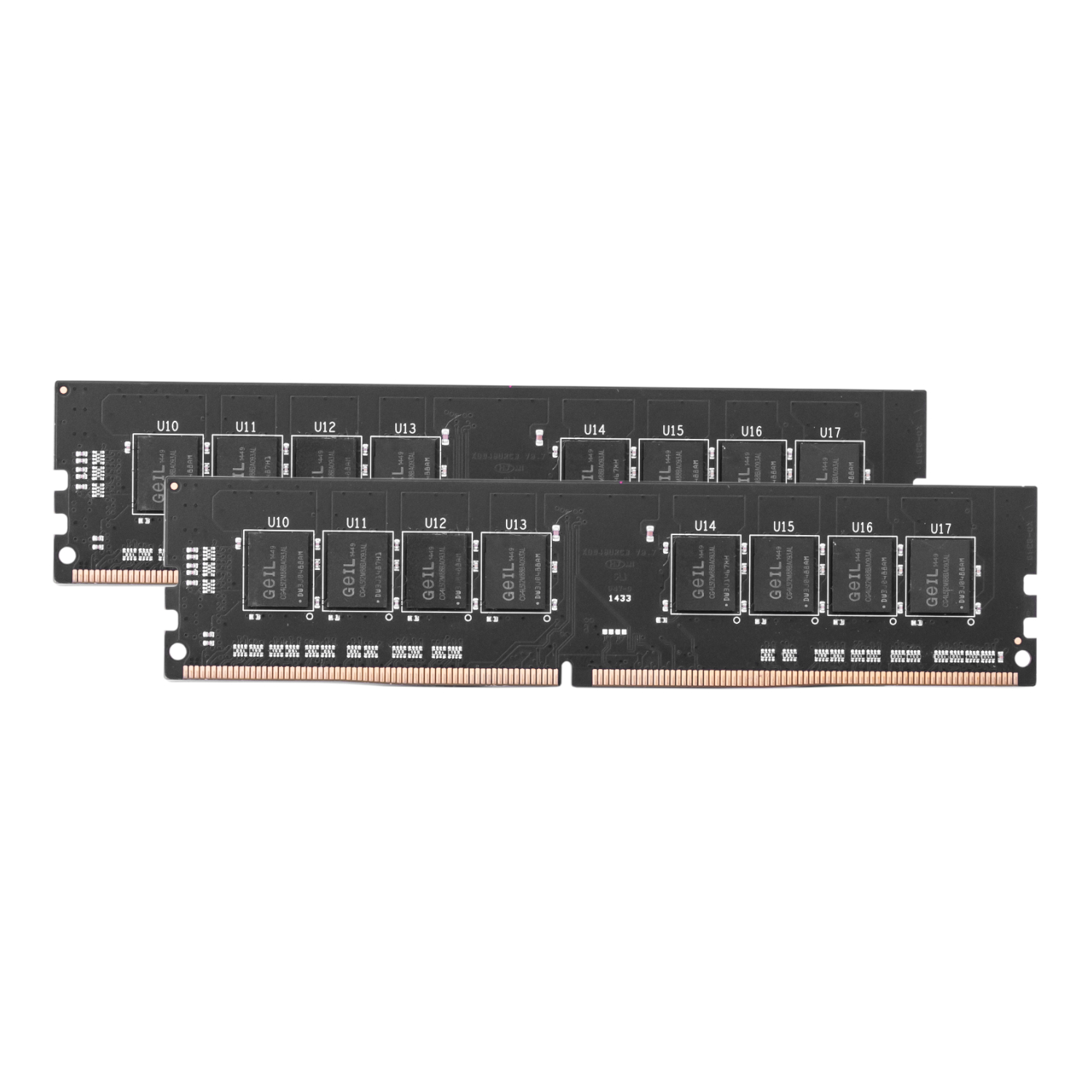 GP432GB3200C22DC_GeIL-Pristine-32GB-DDR4-3200MHz-Desktop-Memory-Kit-2-x-16GB-Black_wr_01 GeIL Pristine 32GB KIT (2x16GB) DDR4 3200MHz Desktop Memory - Image 1