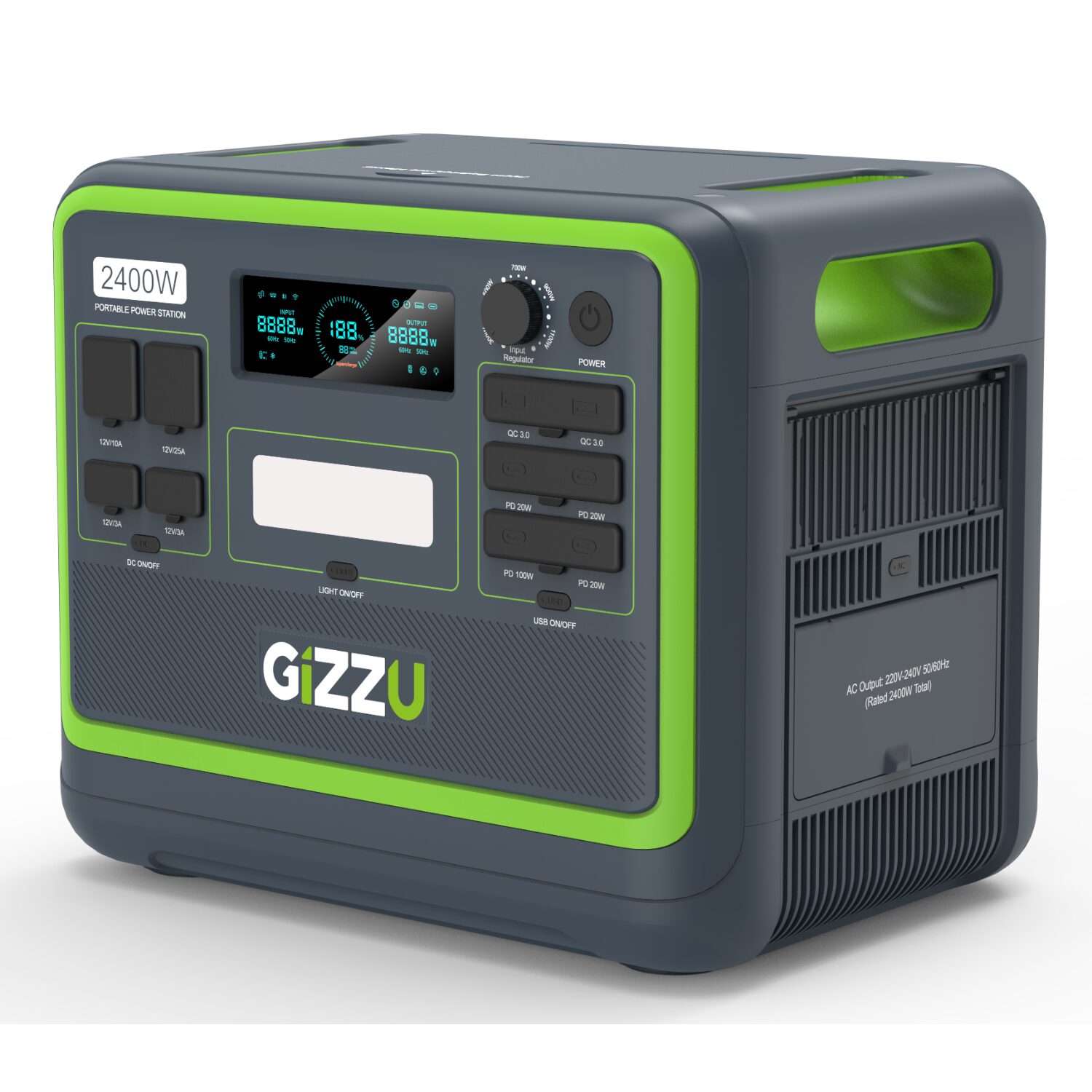 GPS2000UV2_Gizzu_Hero_Pro_2048Wh2400W_UPS_Power_Sta_wr_01-1 Gizzu Hero Pro 2048Wh/2400W UPS Power Station With App - Image 1