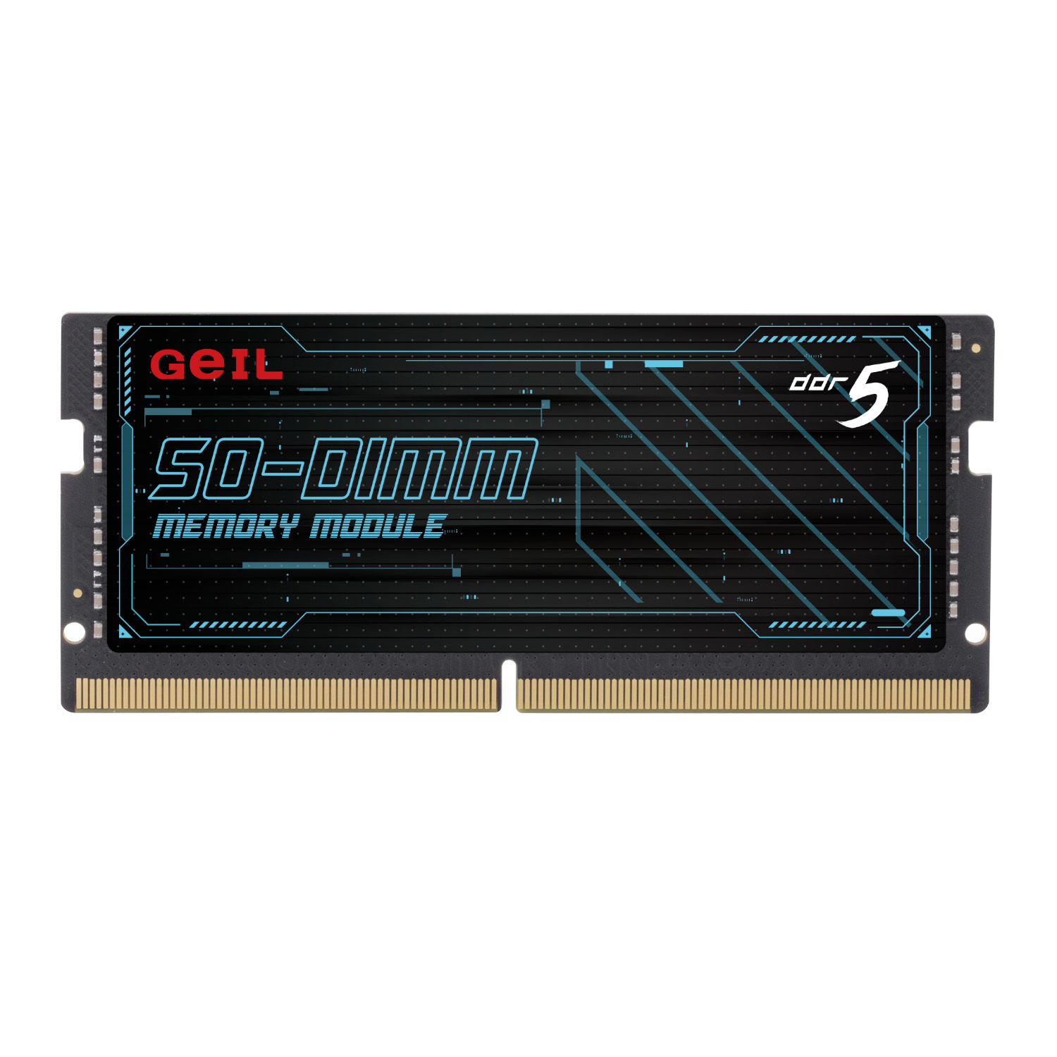 GS58GB5600C46SC_GeIL-Pristine-8GB-DDR5-5600MHz-Notebook-Memory-–-Black_wr_01a GeIL Pristine 8GB DDR5 5600MHz Notebook Memory - Image 1