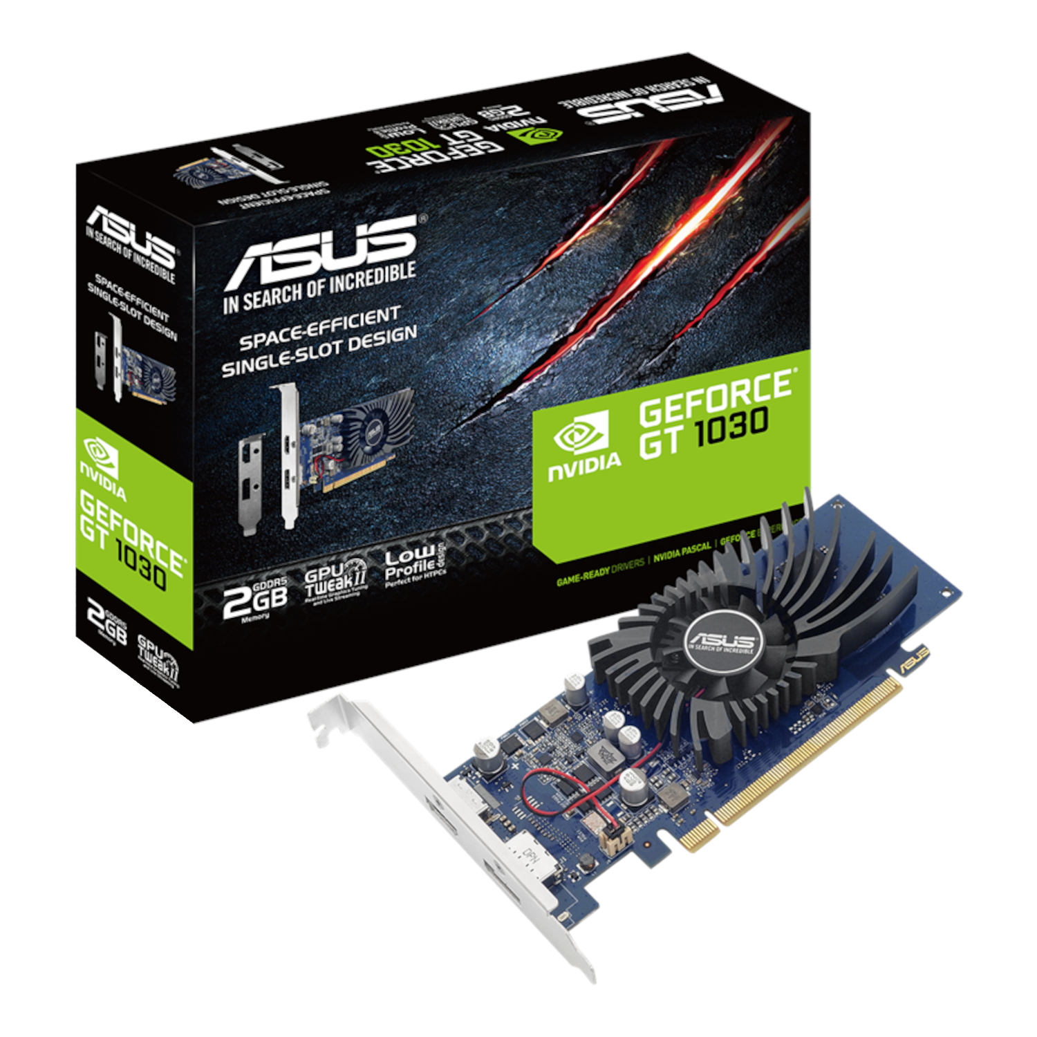 GT1030-2G-BRK_Asus-GeForce®-GT-1030-2GB-GDDR5-Low-Profile-Graphics-Card_wr_01 ASUS Nvidia GeForce GT1030 2GB Graphics Card - Image 1
