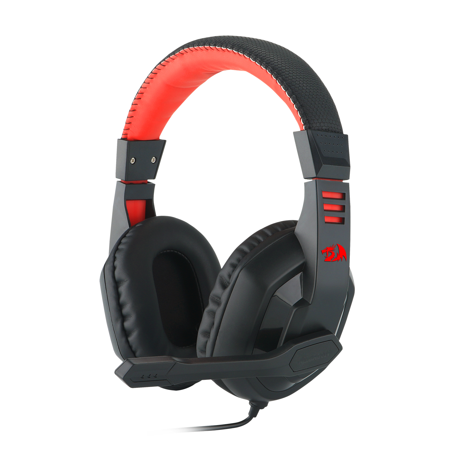 H120-1 REDRAGON Over-Ear ARES Aux Gaming Headset - Black - Image 1