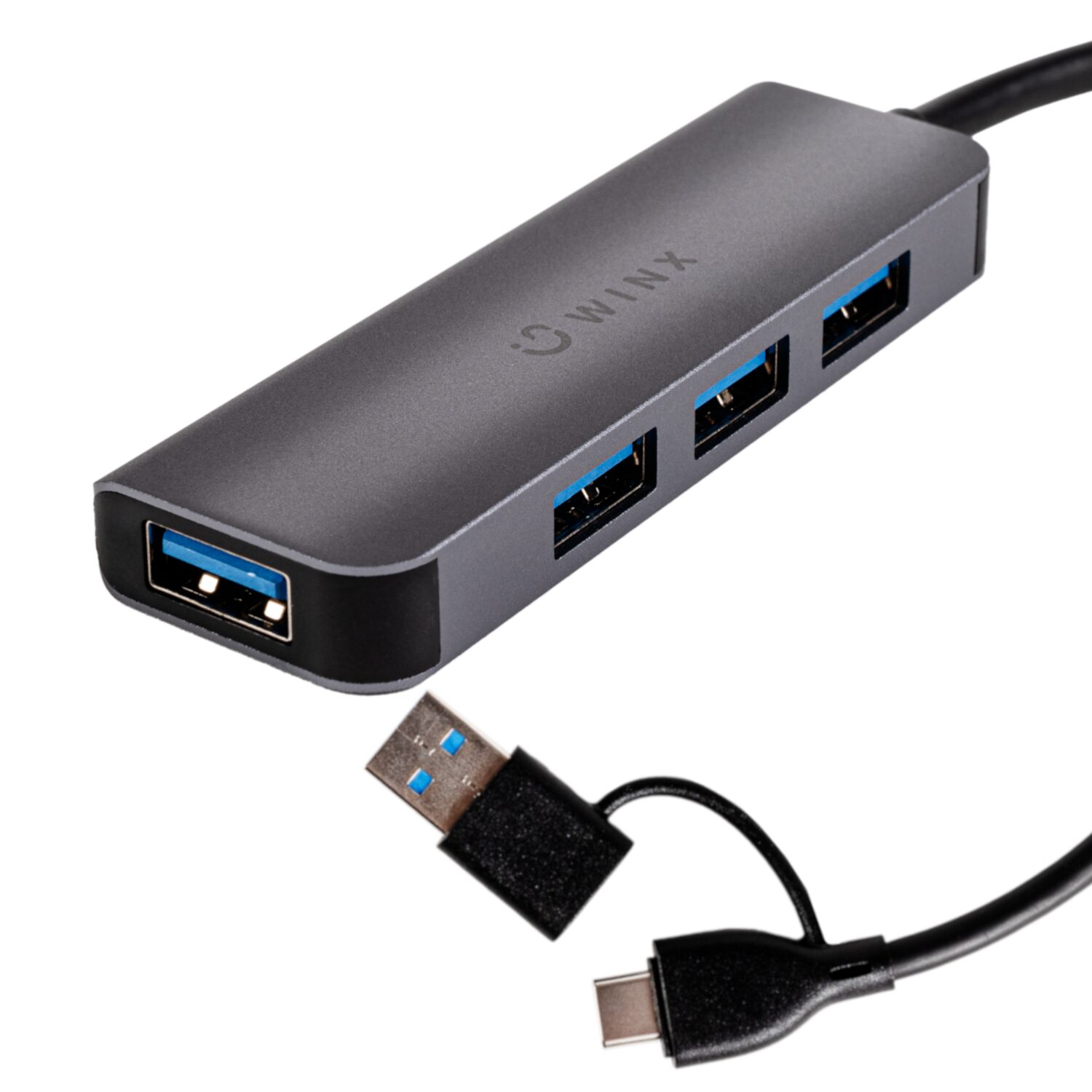 HB109-wr-04a WINX CONNECT Simple 4 Port USB Hub - Image 1