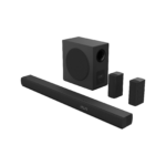 Hisense HS5100 5.1 Channel Soundbar 540W with Subwoofer and Speakers; 540W Max Audio power; True 5.1 Multi Channel Dolby Digital Plus & DTS Virtual:X; Wireless Subwoofer; Dual Rear surround Speakers; EzPlay (Easy Control with Hisense TV)
