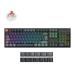 Keychron K10X ANSI Full Size 104 Key Full Assembled Red Switch RGB Backlight Hot-Swap keychron super switch BT/wired Normal Profile Keyboard
