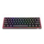 REDRAGON FIZZ Wired Mechanical Keyboard RGB 61Key Design - Black