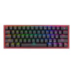 REDRAGON FIZZ PRO Wireless Mechanical Keyboard RGB 61Key Design - Black
