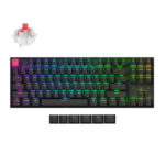 Keychron K8X ANSI Full Size 87 Key 80% Red Switch RGB Backlight Hot-Swap keychron super switch BT/wired Normal Profile Keyboard