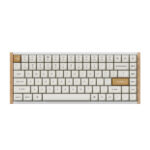 Keychron K2 HE 75% Magnetic Switch Hot-Swap Gateron Dbl-Rail Nebula Switch RGB Wireless Keyboard - White (Wood + Al) - Image 2