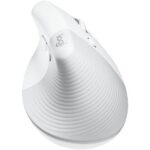 LOGI LIFT Vertical Ergonomic Wireless Mouse/Logi Bolt USB Receiver - Off-white