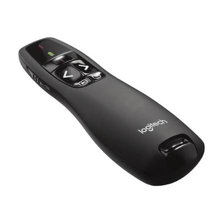 LOGI-R400-910-001356 910-001356 - Logitech Wireless Presenter R400 Red Laser Pointer Up to 15 metre (2 4GHz) range storable wireless USB receiver - Image 1