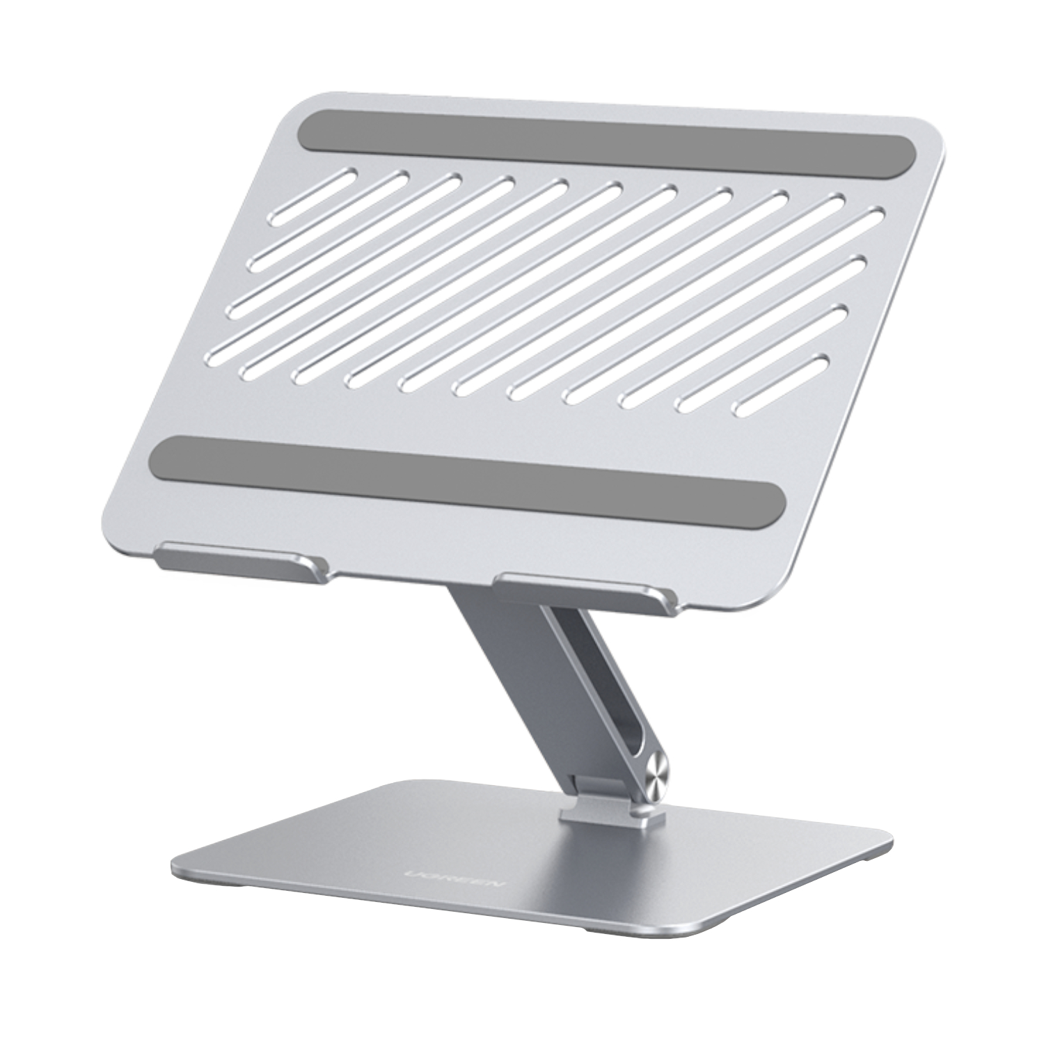 LP339-40291_UGreen-LP339-17.3-inch-Laptop-Stand_wr_01 UGREEN Adjustable Laptop Stand Silver - Image 1