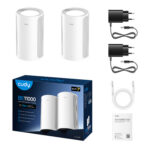 Cudy BE11000 2.5G Tri-Band Wi-Fi 7 Mesh Kit - 2 Pack - Image 2