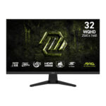 MSI MAG 325QF E18V Gaming Monitor 2560x1440 (WQHD) Rapid VA 0.5ms 180Hz Adapative Sync