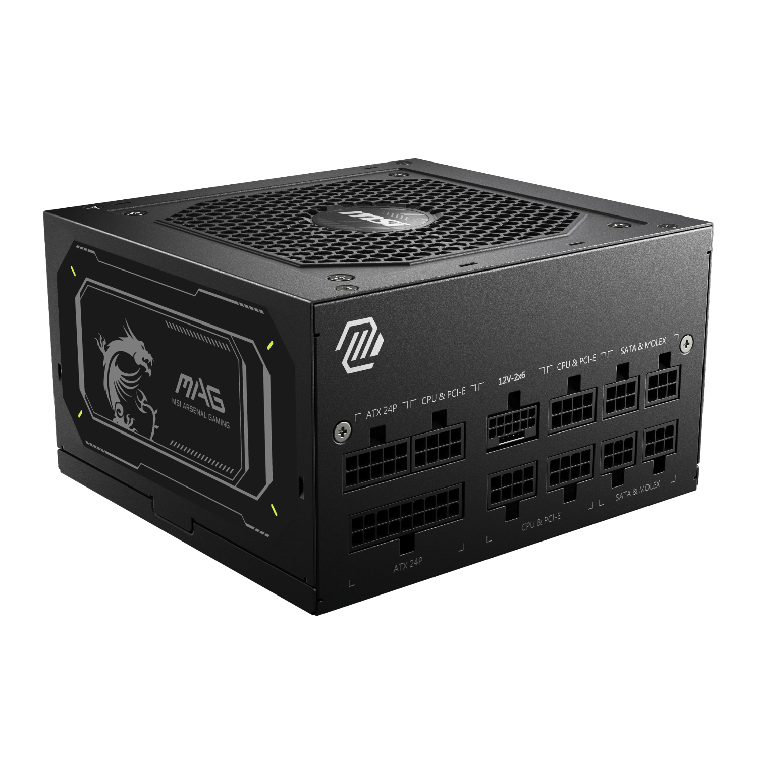 MAG-A850GL-PCIE5_MSI-MAG-A850GL-PCIe5-ATX3.1-80-PLUS-Gold-Modular-Power-Supply_wr_01a MSI MAG A850GL PCIE5 Gold Fully Modular PSU - Image 1