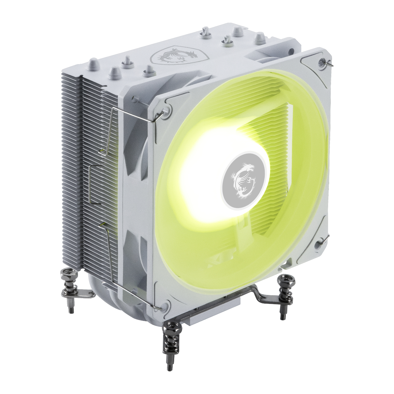 MAGCOREFROZRAA13WH_MSI-MAG-Corefrozr-AA13-120mm-CPU-Air-Cooler-White_wr_01a MSI MAG COREFROZR AA13 CPU Air Cooler - WH - Image 1