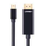 UGREEN Mini DP Male to HDMI Cable 4K 1.5m (Black) - Image 2