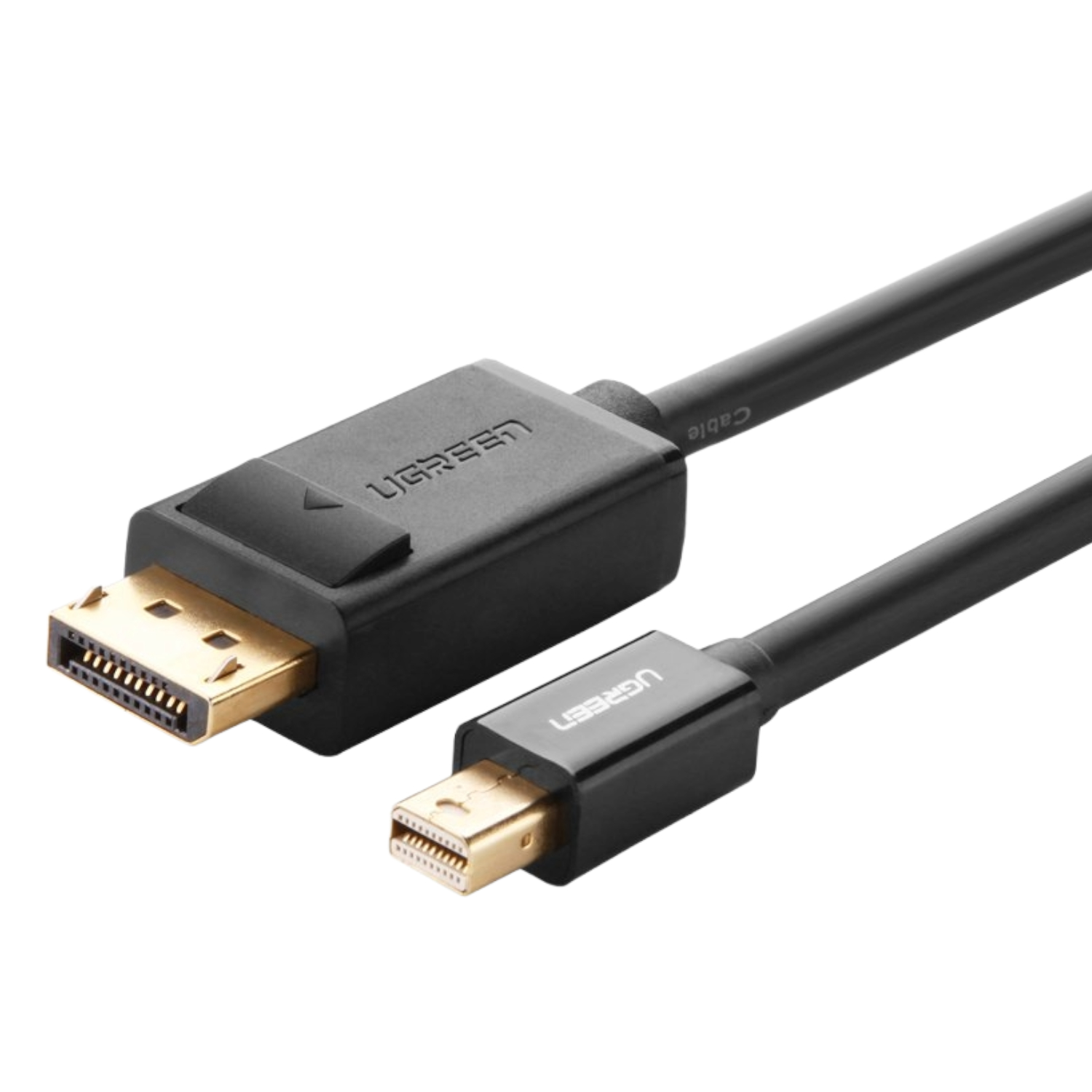MD105-10477_UGREEN-Mini-DisplayPort-to-DisplayPort-Cable-1.5m-Black UGREEN MINI DP M TO DP CBL 1.5M BLK - Image 1