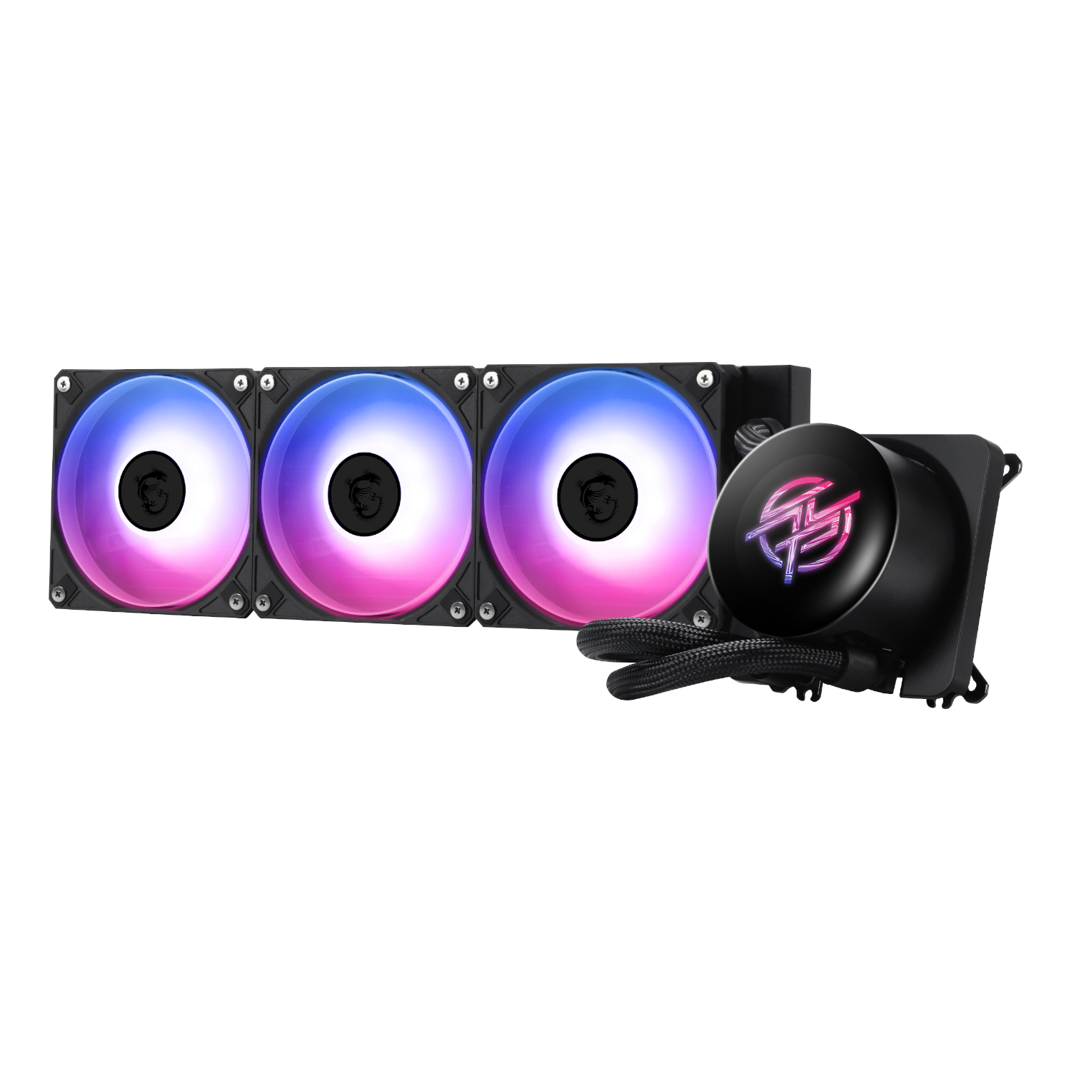 MPGCORELIQUIDP13360_MSI-MPG-Coreliquid-P13-360-AIO-Liquid-CPU-Cooler-Black_wr_01a MSI MPG CORELIQUID P13 360mm - Image 1