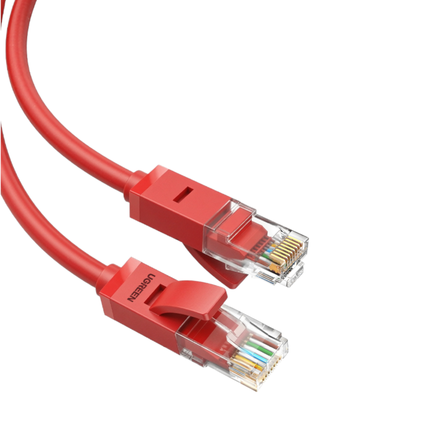 NW102-95507_UGREEN-RJ45-CAT6-Ethernet-0.5m-LAN-Network-Cable-Red-wr01- UGREEN CAT6 U/UTP LAN Cable 0.5m Red - Image 1