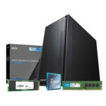PCBuilder Intel i3-14100 OFFICE MASTER Core Windows 11 Pro Desktop PC