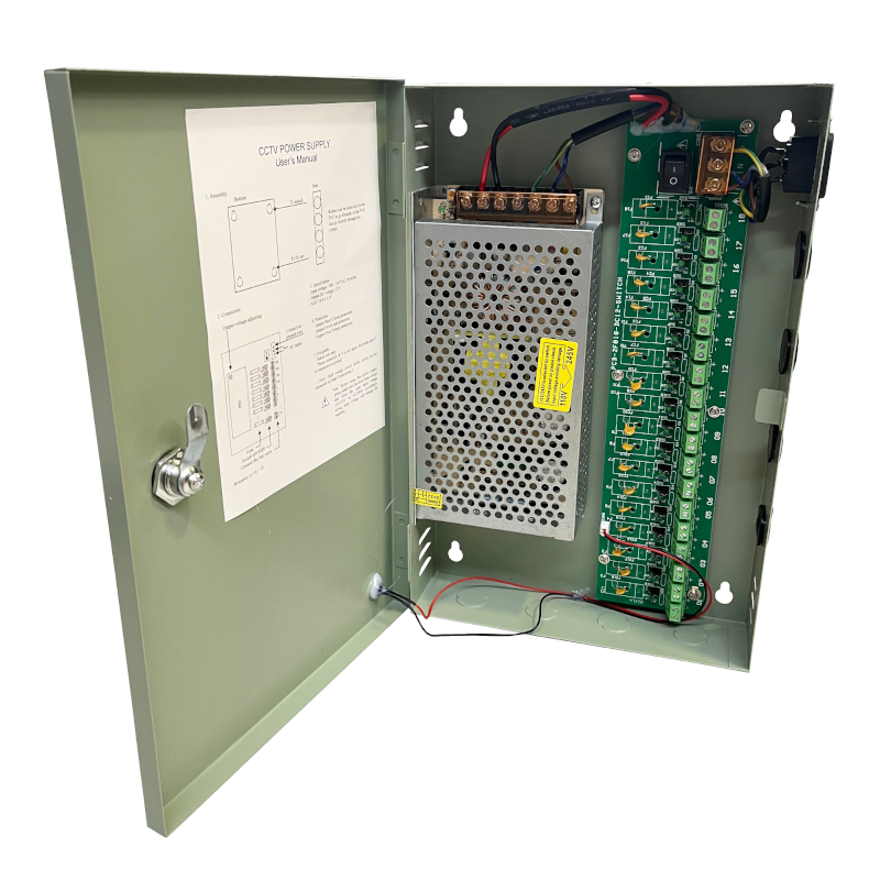 PCS-180-18M_wr_01a PD Power 18CH PSU 12V 15A PTC - Image 1