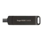 Patriot RAGE R550 64GB USB 3.2 GEN 1 Swing Type-A+C Dark Shadow - Image 2