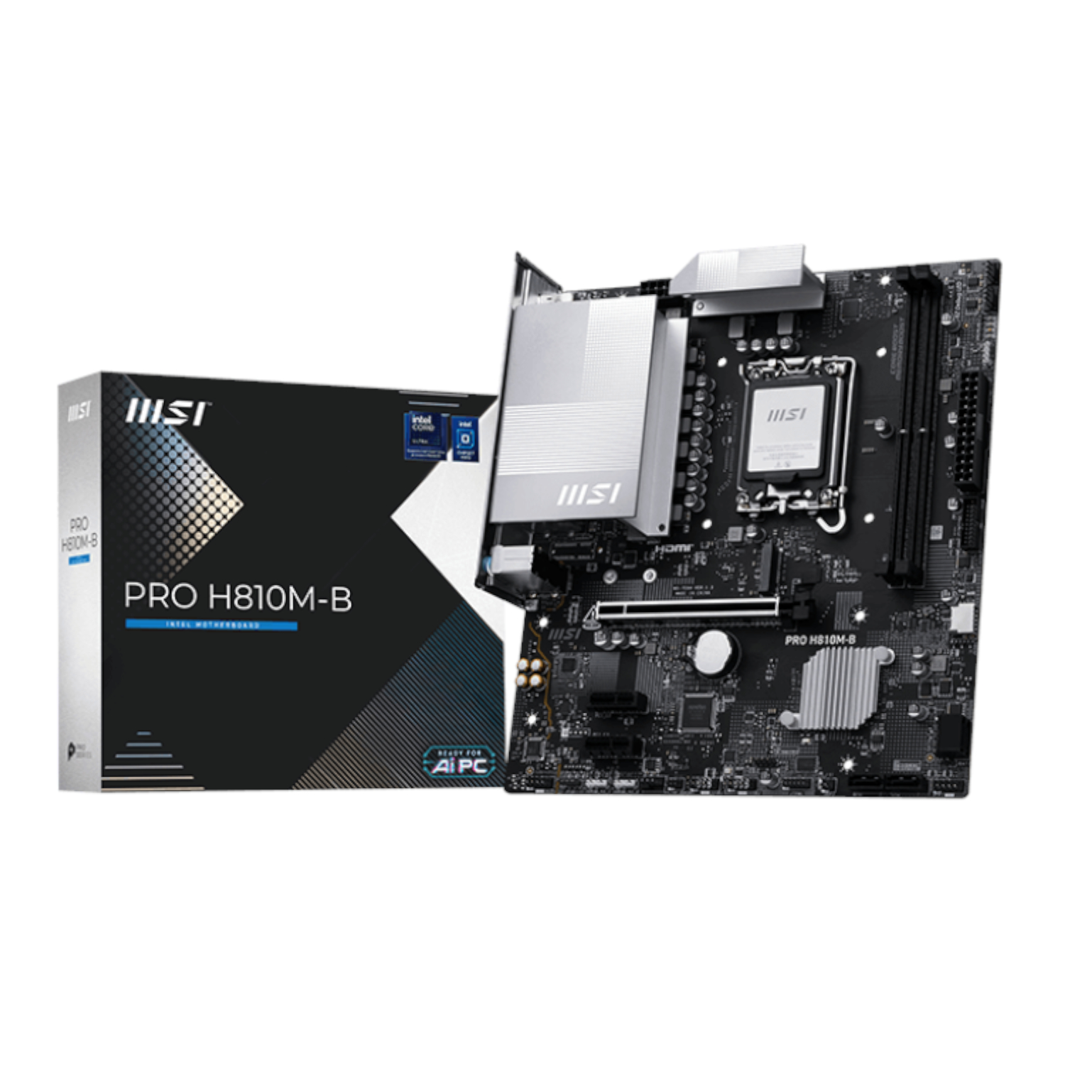 PROH810M-B_MSI-H810M-B-PRO-LGA1851-M-ATX-2X-DDR5_wr_01 MSI H810M-B PRO Intel LGA1851 M-ATX Motherboard - Image 1