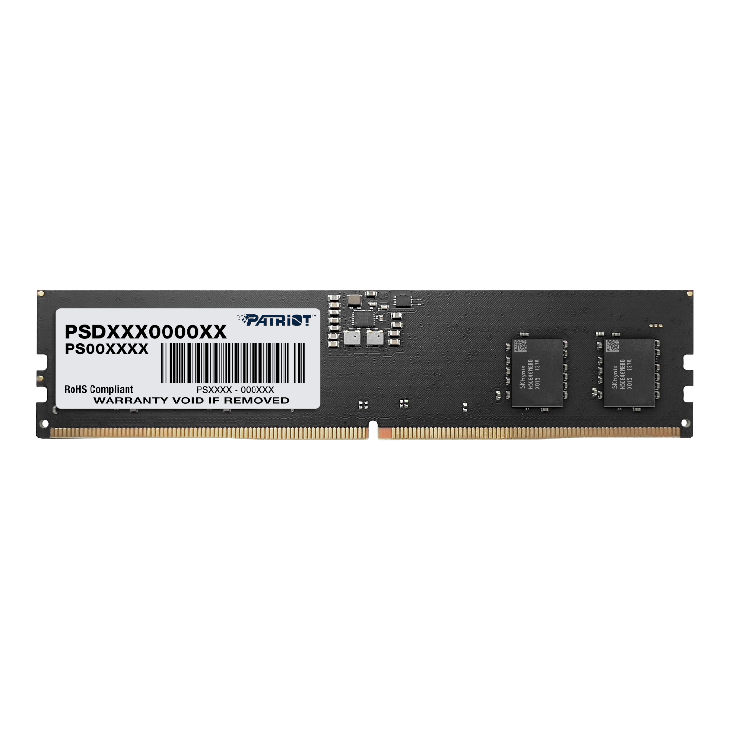 PSD516G560081_Patriot-Signature-Line-16GB-5600MHz-DDR5-UDIMM-Desktop-Memory_wr_01 Patriot Signature Line 16GB 5600MHz DDR5 UDIMM Desktop Memory - Image 1