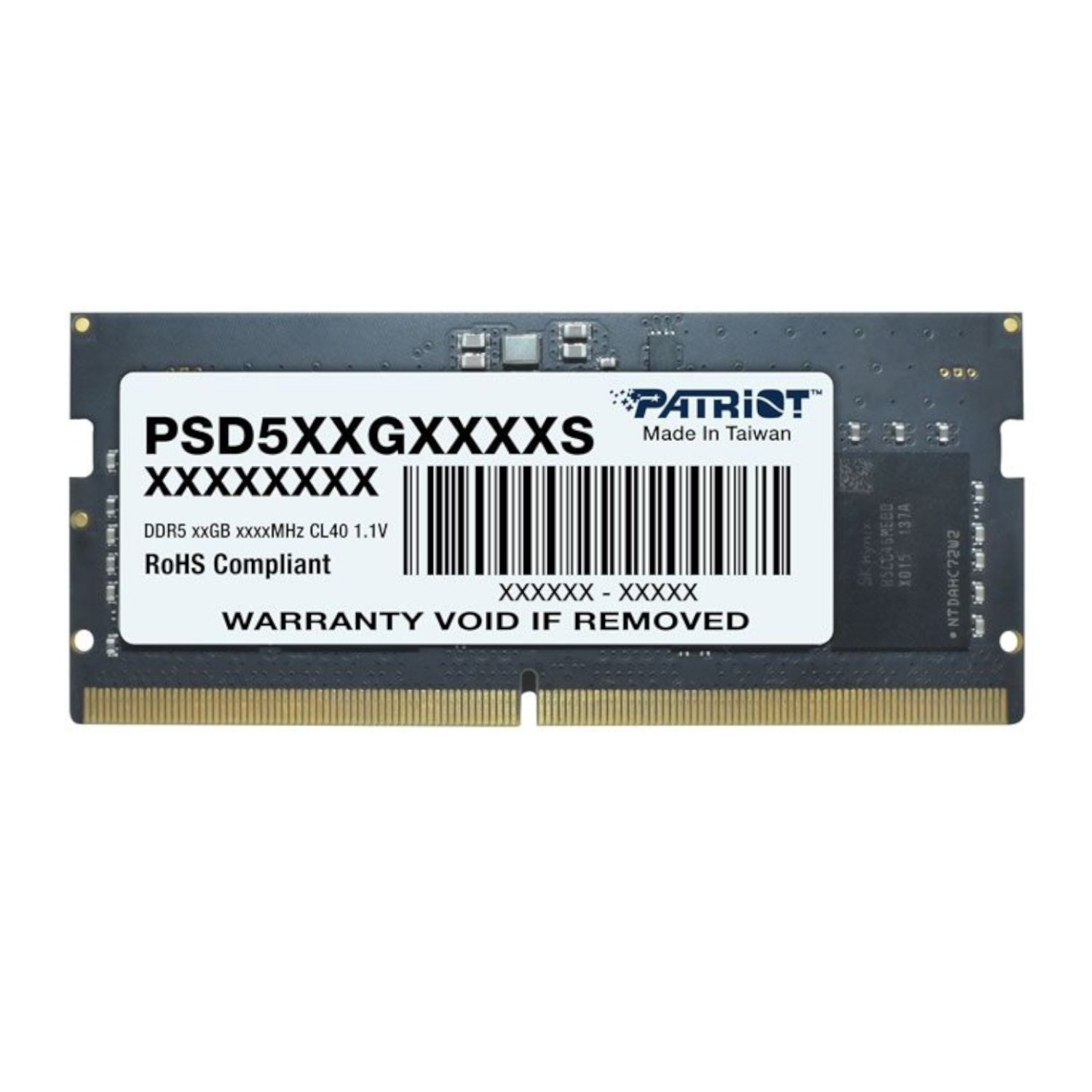 PSD58G560041S_Patriot-Signature-Line-8GB-5600MHz-DDR5-SODIMM-Notebook-Memory_wr_01 Patriot Signature Line 8GB 5600MHz DDR5 SODIMM Notebook Memory - Image 1