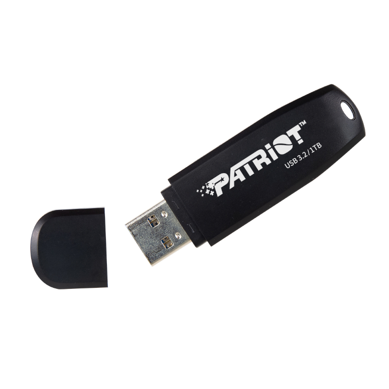 PSF1TBXRB3U_wr_01 Patriot Xporter Core 1TB USB3.2 Flash Drive - Black - Image 1